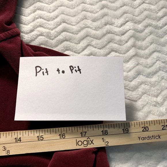 Reflex red velvet zip up size 3XL - Picture 5 of 9